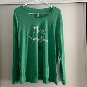 Merry Everything Pajama Shirt